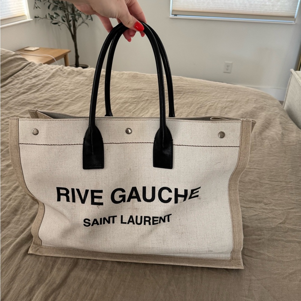 Saint Laurent rive gauche tote bag